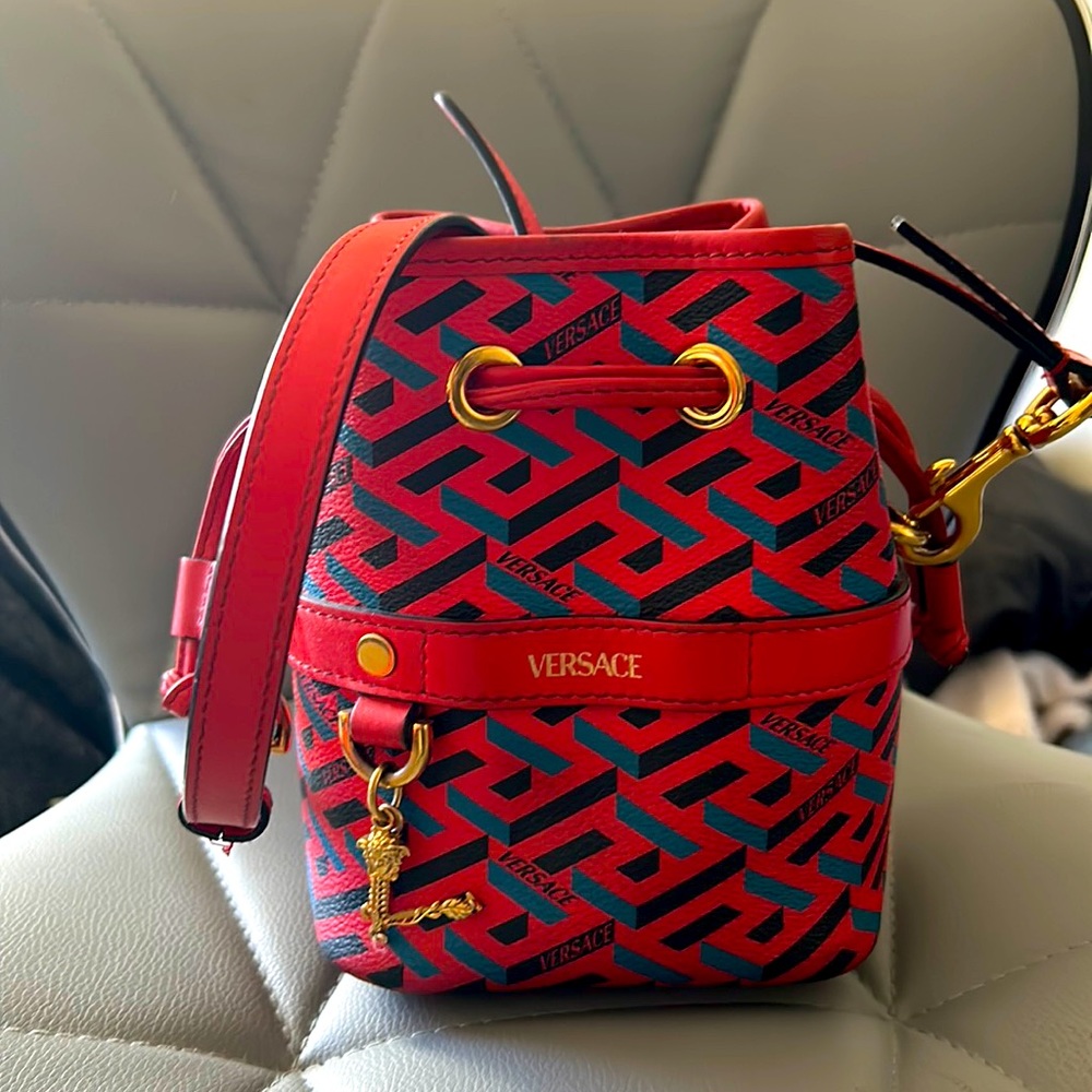 Red Prada bag